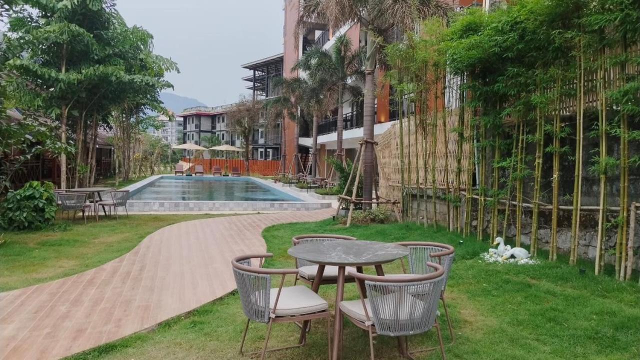 Vang Vieng Bungalows Exteriör bild